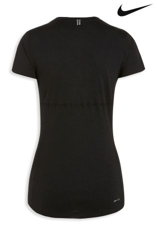 Black Nike Gym Pro Hypercool Short Sleeve T-Shirt